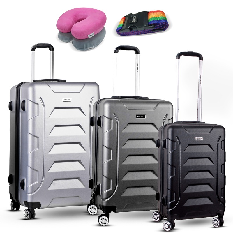hard case luggage with lock