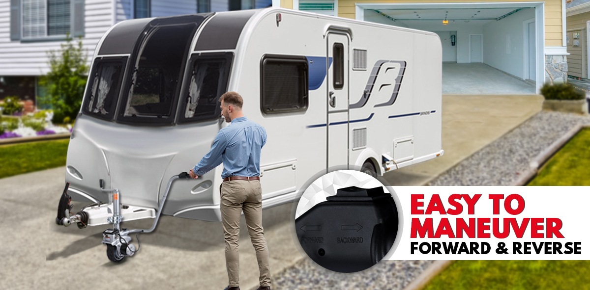 NEW 12V Electric Motorised 8" Jockey Wheel 350W 3500KG Trailer Remote