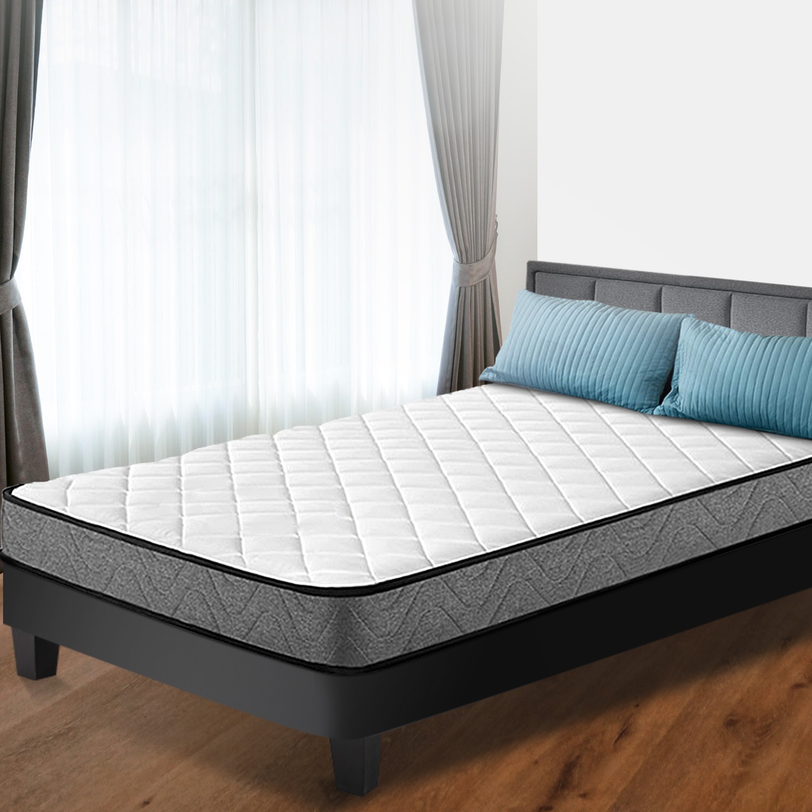 Single Size Bed 13cm Thick Spring Foam Bonnell Spring Mattress Medium Firm 9354070090715