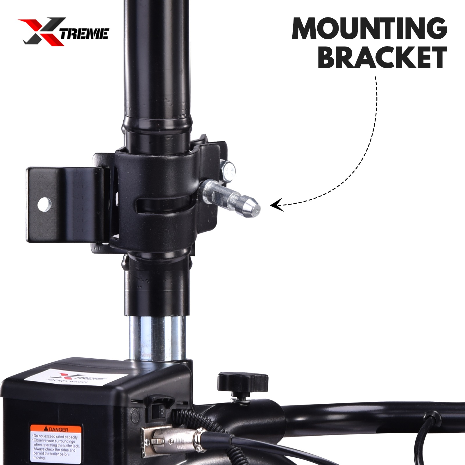 XTREME Motorised Jockey Wheel 12V 350W Electric Power Trailer Mover