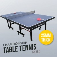 Pro Size Ping Pong Table Tennis Table w/ Net 25mm