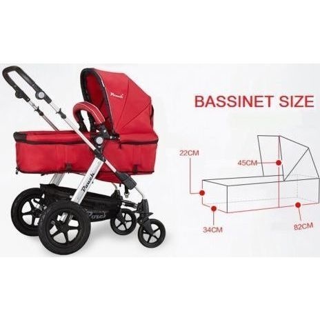 red bassinet