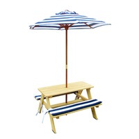 Lifespan Kids Sunset Picnic Table with Umbrella and Cushions
