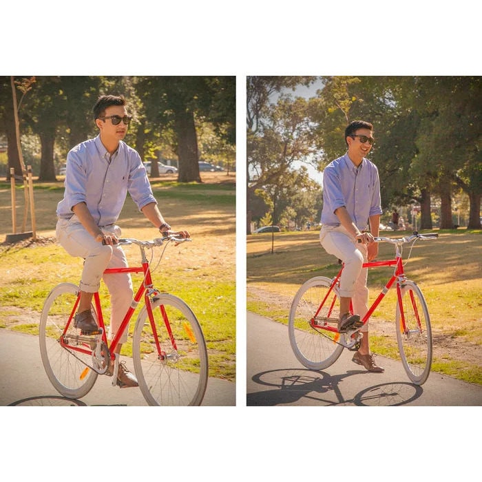 Progear Single Speed Fixie Bike in Red & White 53cm Buy Road Bikes