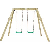 Lifespan Holt Double Wooden Kids Swing Set Playset