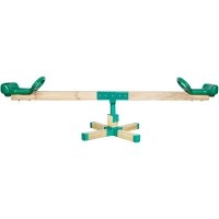 Rocka Rotating Rounded Timber See Saw Teeterboard