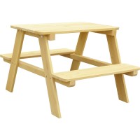 Pepper Timber Kids Toddler Wooden Picnic Table 91cm