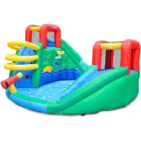 Atlantis Kids Inflatable Slide & Splash w Water Gun