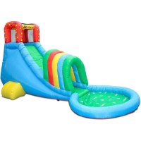 Kids Oasis Inflatable Castle Slide and Splash Pool