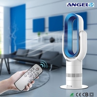 ANGELO Hot Cool Bladeless Fan Heater Remote Control Floor Airflow fan Home office