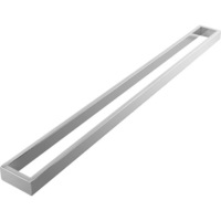 Square Single Bar Towel Rail Rack in Chrome 800mm