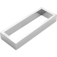 Square Single Bar Hand Towel Rail in Chrome 200mm