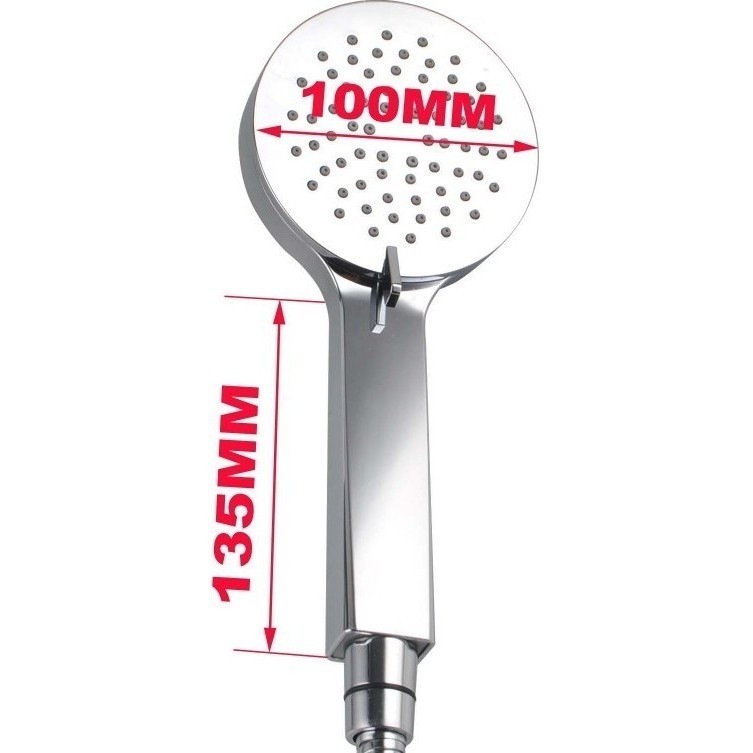 3 Functional Round Bathroom Handheld Shower Head w/ Hose Set Buy