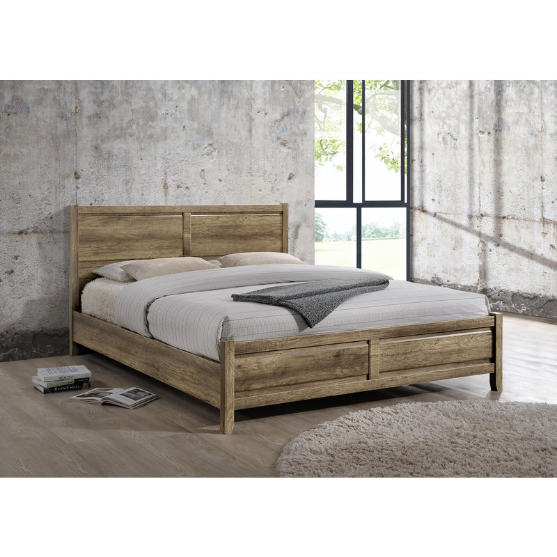 Alice Queen Size Modern Bed Frame In Oak Tone 183582 - Modern Wooden Bed Frame Queen Alice Queen Size Modern Bed Frame In Oak Tone 183582 - Modern Wooden Bed Frame Queen