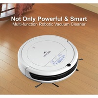 MyGenie ZX1000 Automatic Robotic Vacuum Cleaner Dry Wet Mop Sweep Floor - White White 35 x 9cm