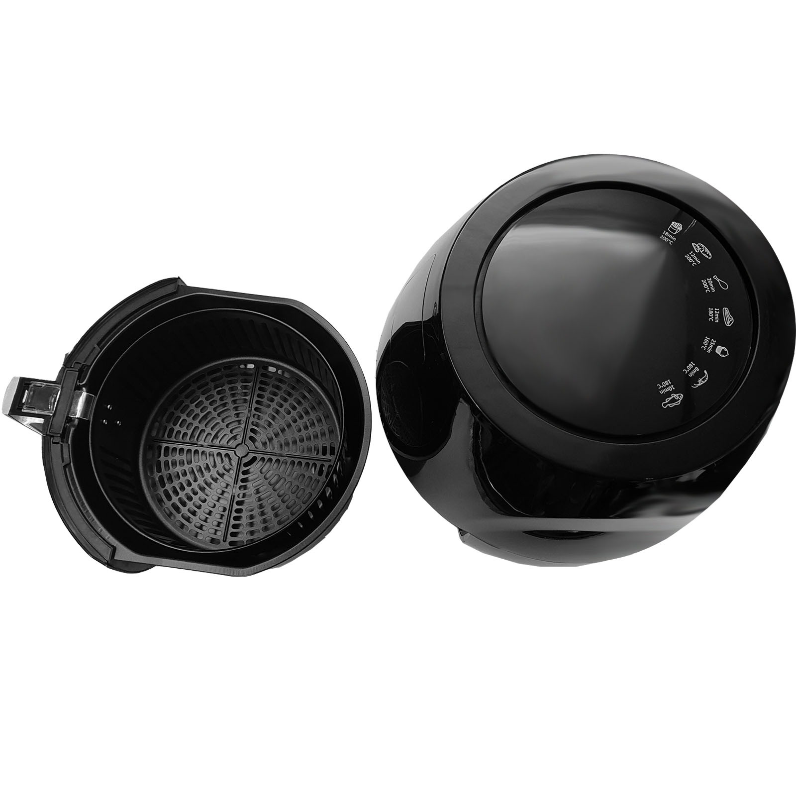 kitchen couture airfryer 7l black