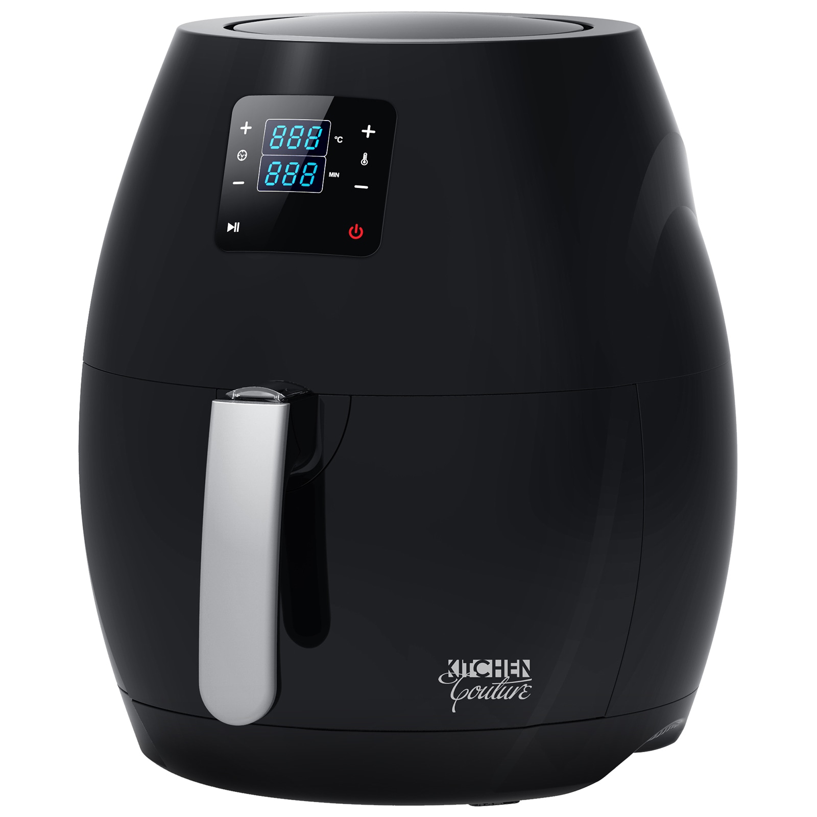 kitchen couture airfryer 7l black