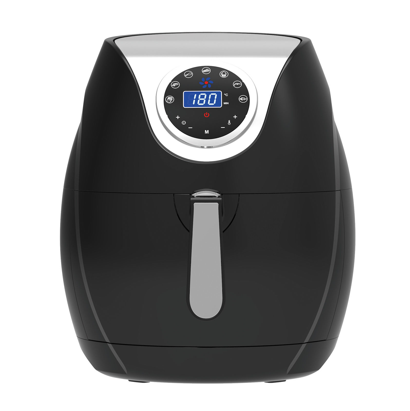 kitchen couture airfryer 7l black