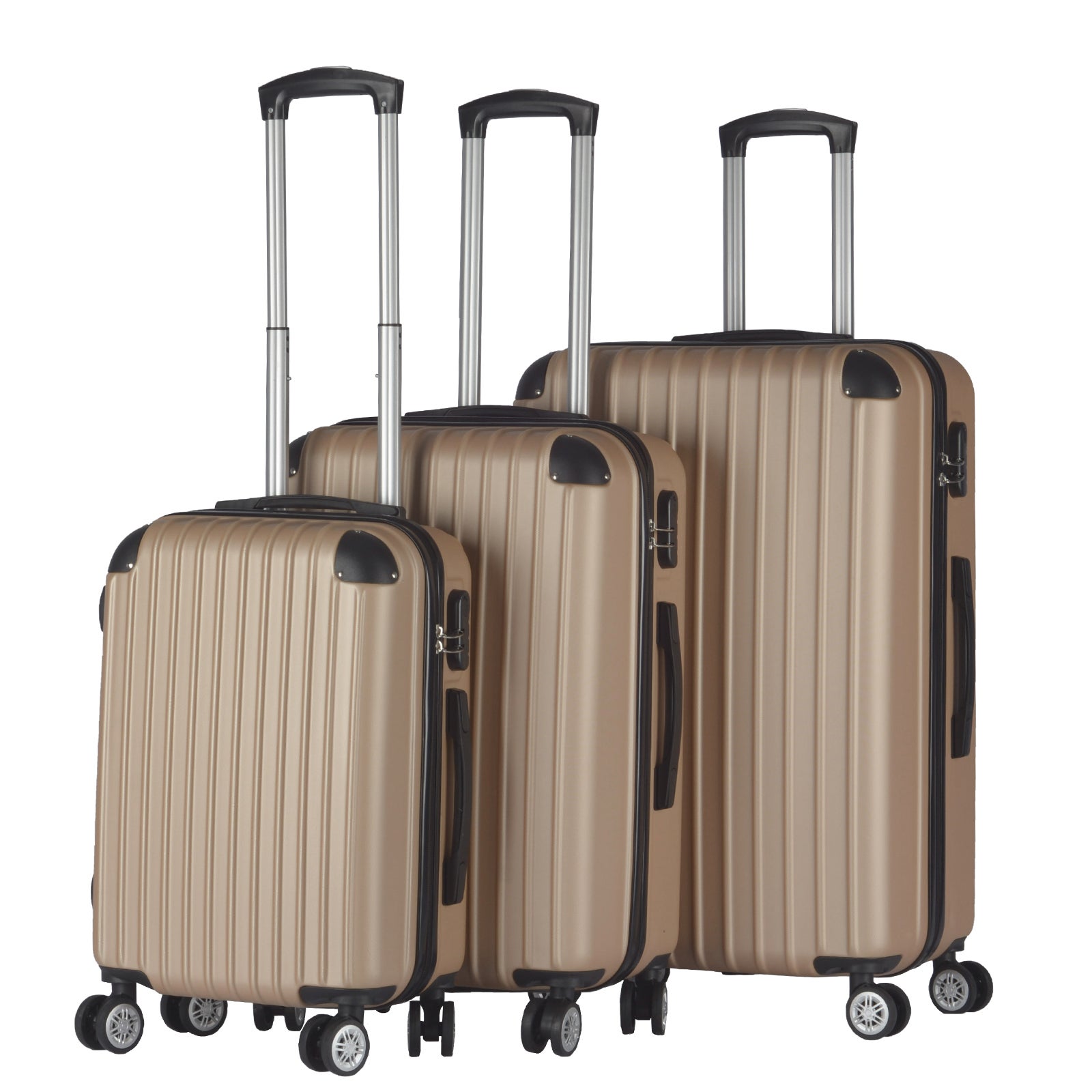 milano abs luxury shockproof luggage