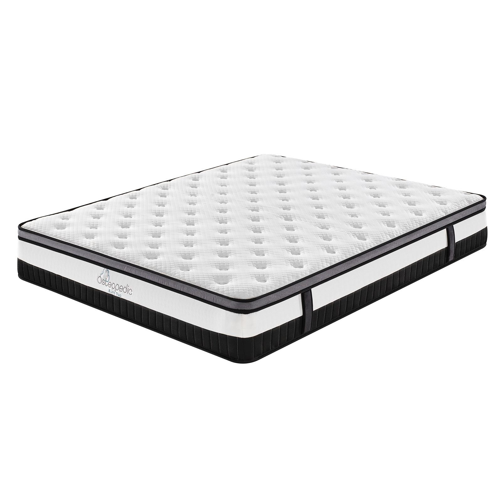 Osteopedic Euro Top Mattress Pocket Spring Medium Firm Hybrid Design