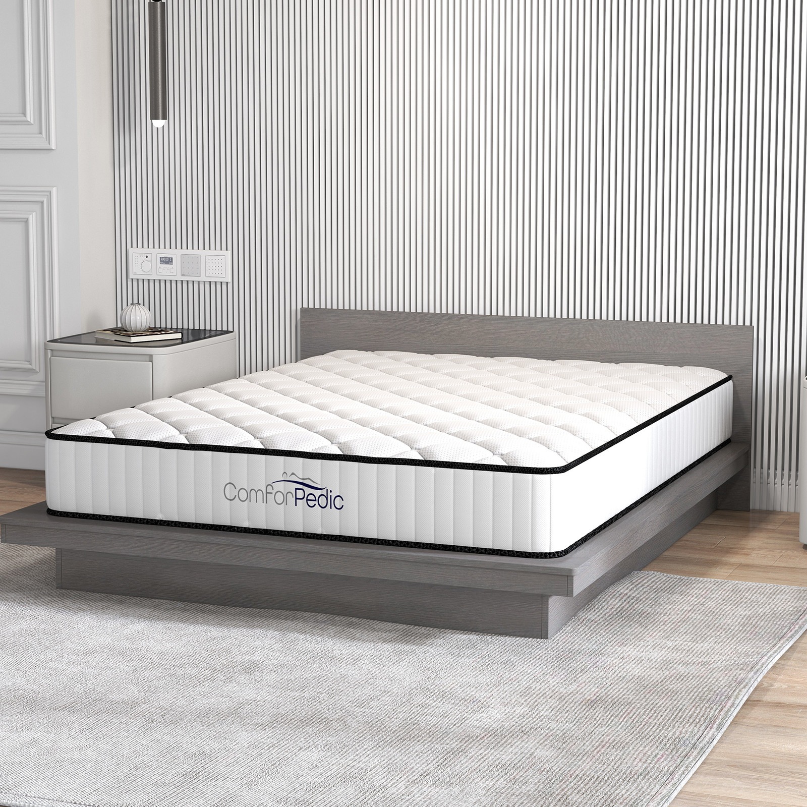 Royal Comfort Comforpedic 5 Zone Mattress In A Box Bonnell Spring