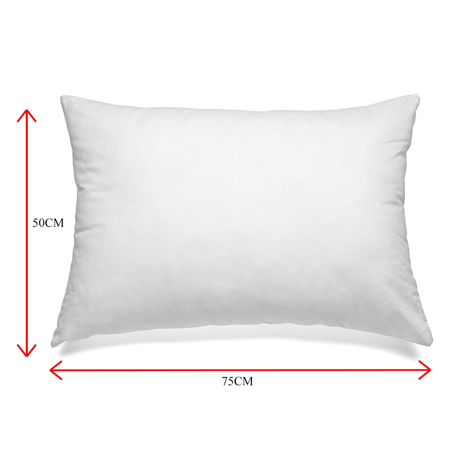 Royal Comfort Luxury Duck Feather & Down Pillow Twin Pack Home Set ...