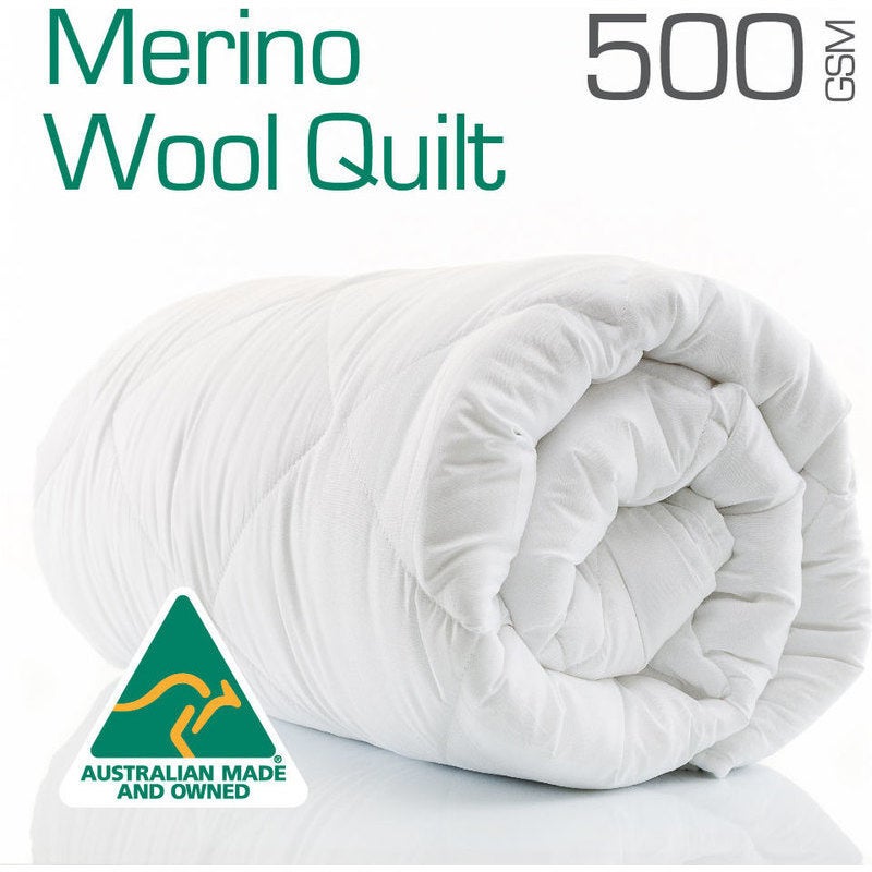 Australian Cotton Merino Wool Quilt Duvet 500gsm Buy Wool Quilts