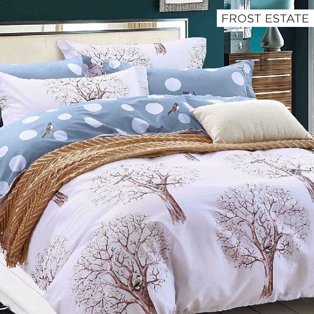 Pure 100 Cotton Percale Reversible Quilt Cover Sets (15 Designs) Buy