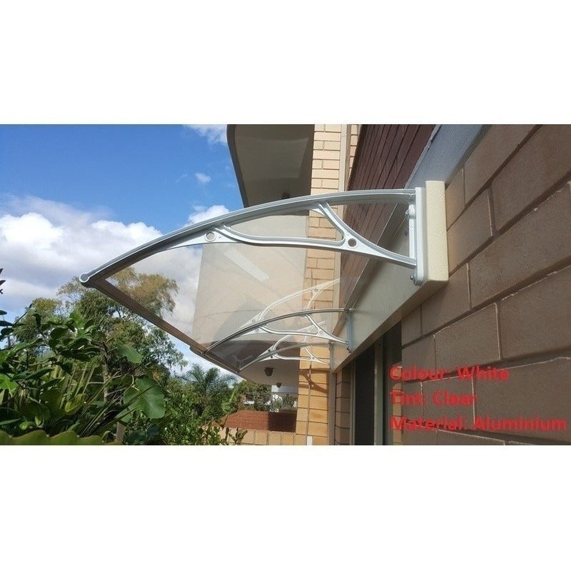 Large Polycarbonate  Outdoor  Awning  3 09m x 0 8m Buy Door 