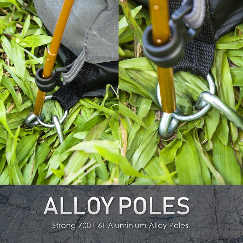 Swag Double with Free Standing GREY Buy Double Swags 9352338002517