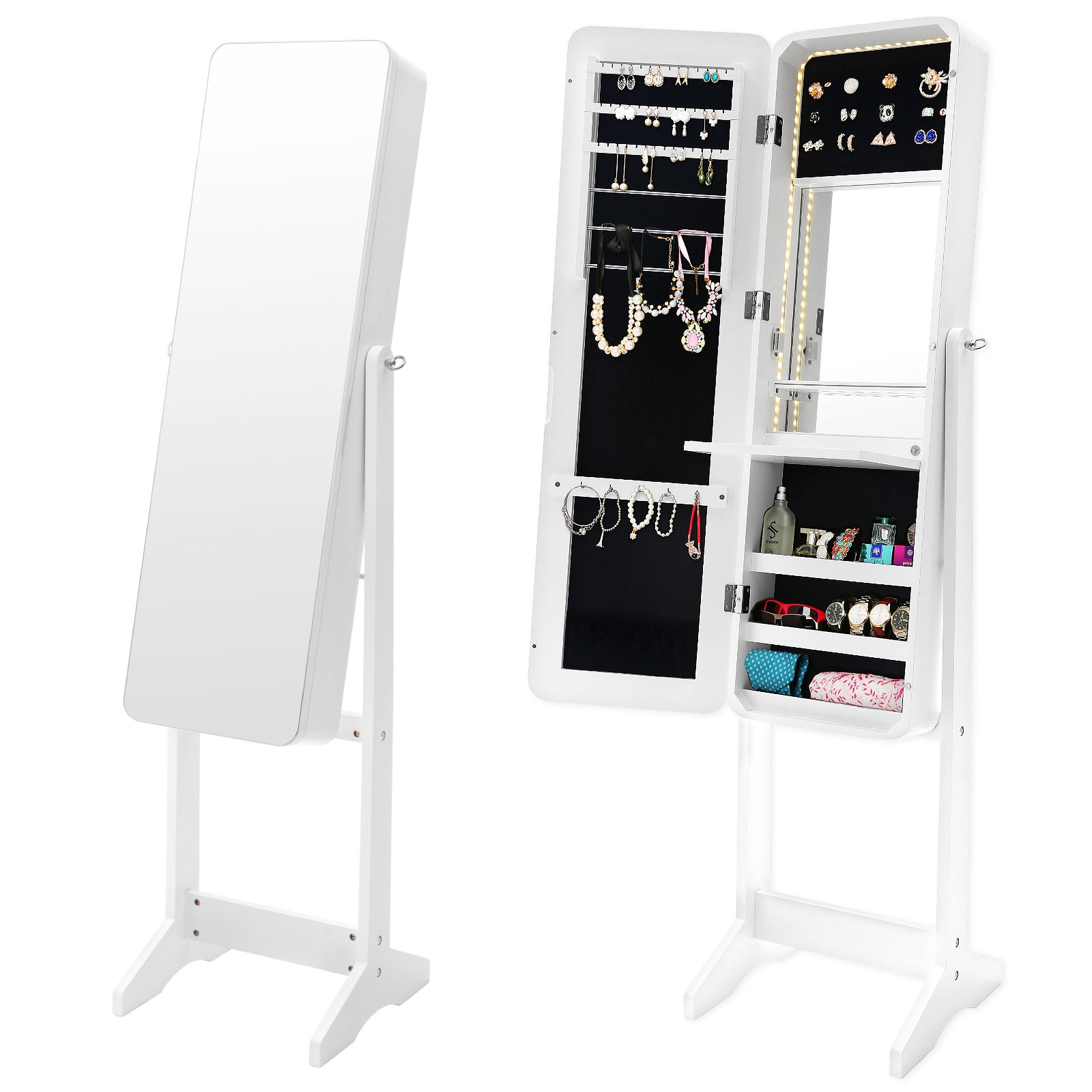 Mirror Jewellery FLASHY White LED Buy Mirror Jewellery