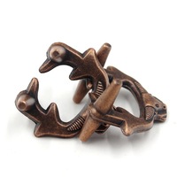 Metal Puzzle Antler Head