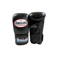 MORGAN Platinum Gel Curved Leather Bag Mitts