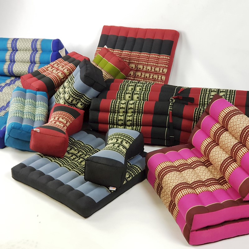 Large Thai Triangle Pillow Three Folds Red Buy Thai Cushions
