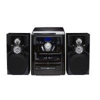 3-CD Stereo System with Turntable Dual Cassette & AM/FM Radio