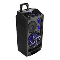 Lenoxx Portable Bluetooth Speaker with Wireless Microphone 160W RMS