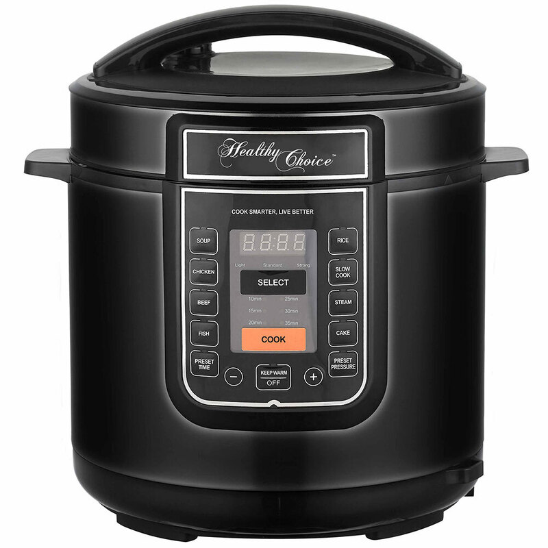 Healthy Choice 2in1 Pressure Cooker & Slow Cooker 6L Buy Pressure