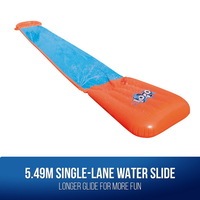 Inflatable Water Slide Kids Toy Outdoor Backyard Bestway H2O Go 5.49M Single