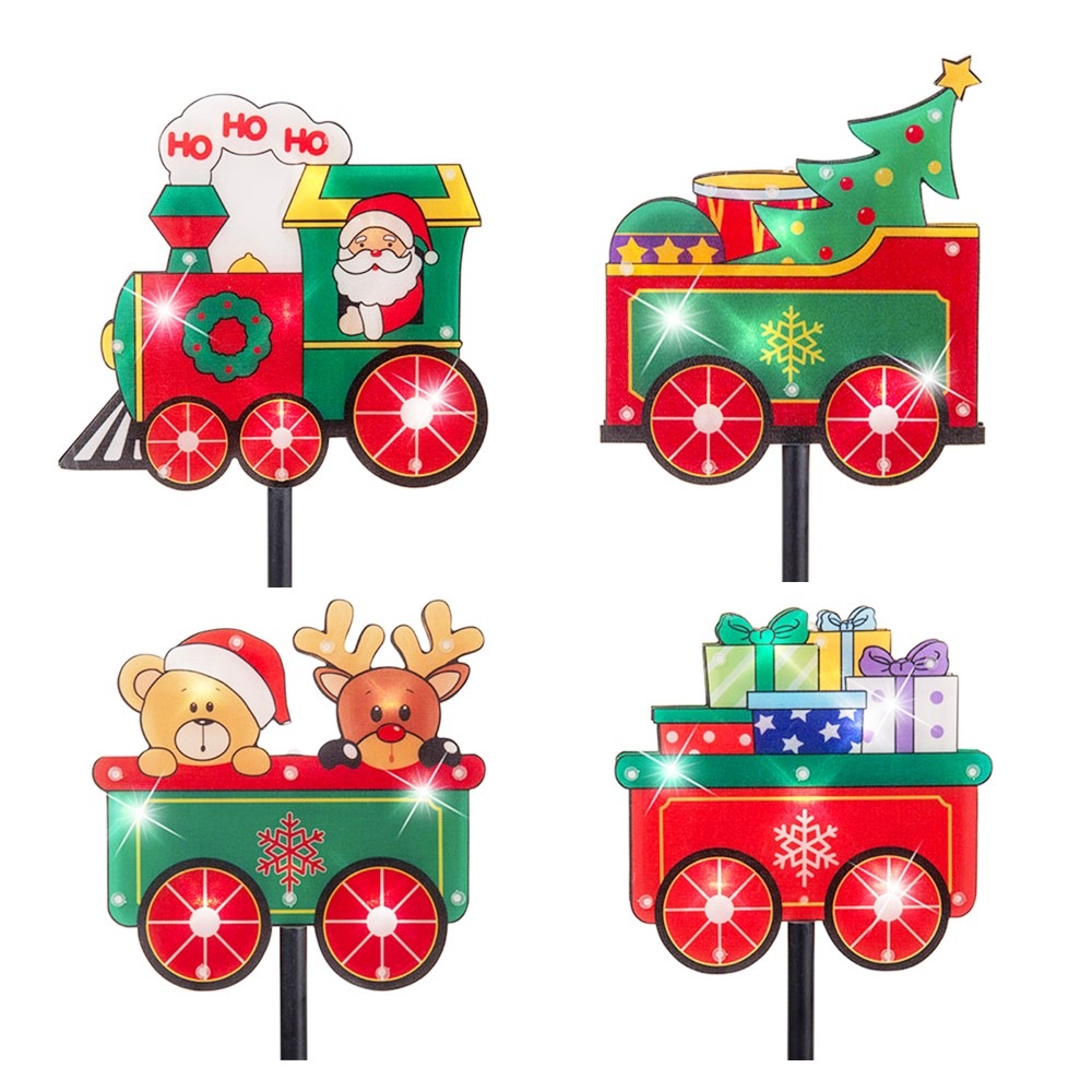 Stockholm Solar Christmas Lights Led 100pc Standing Reindeer Cool