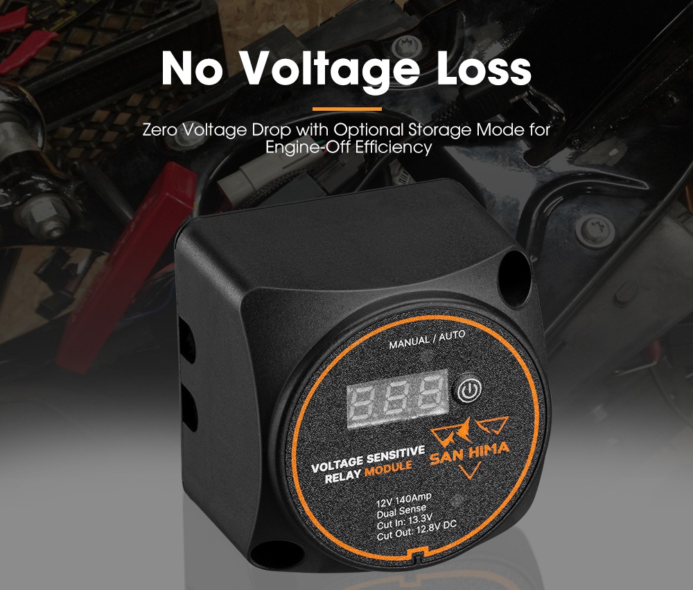 Atem Power Voltage Sensitive Relay 12v Vsr 140a Dual Battery System