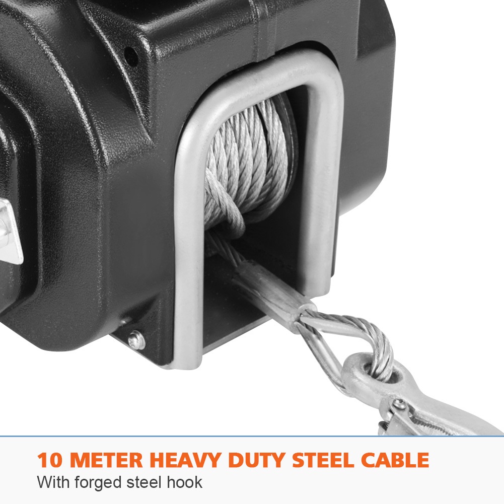 6500LBS 12V Electric Boat Winch Portable Detachable 3000KG ATV 4X4 4WD Ship Trailer Buy