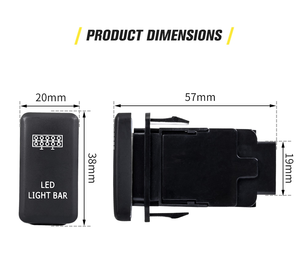 Wiring Loom Harness 40a Switch Relay Kit 12v Toyota Led