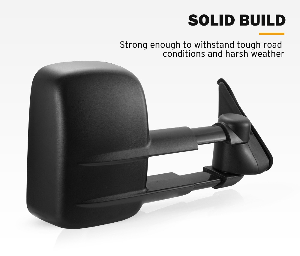 SAN HIMA Extendable Towing Mirrors fit Nissan Patrol GU Y61 1997 2016