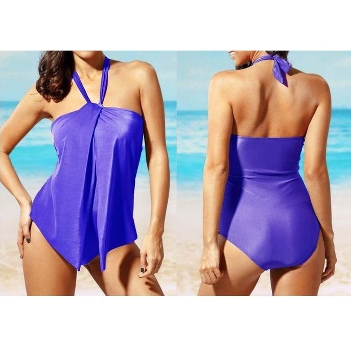 layered one piece swimsuit