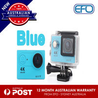 Hot H9 WiFi Sport Action Camera DV 4K Ultra HD SPCA6350 HDMI 2 Inch LCD BLUE