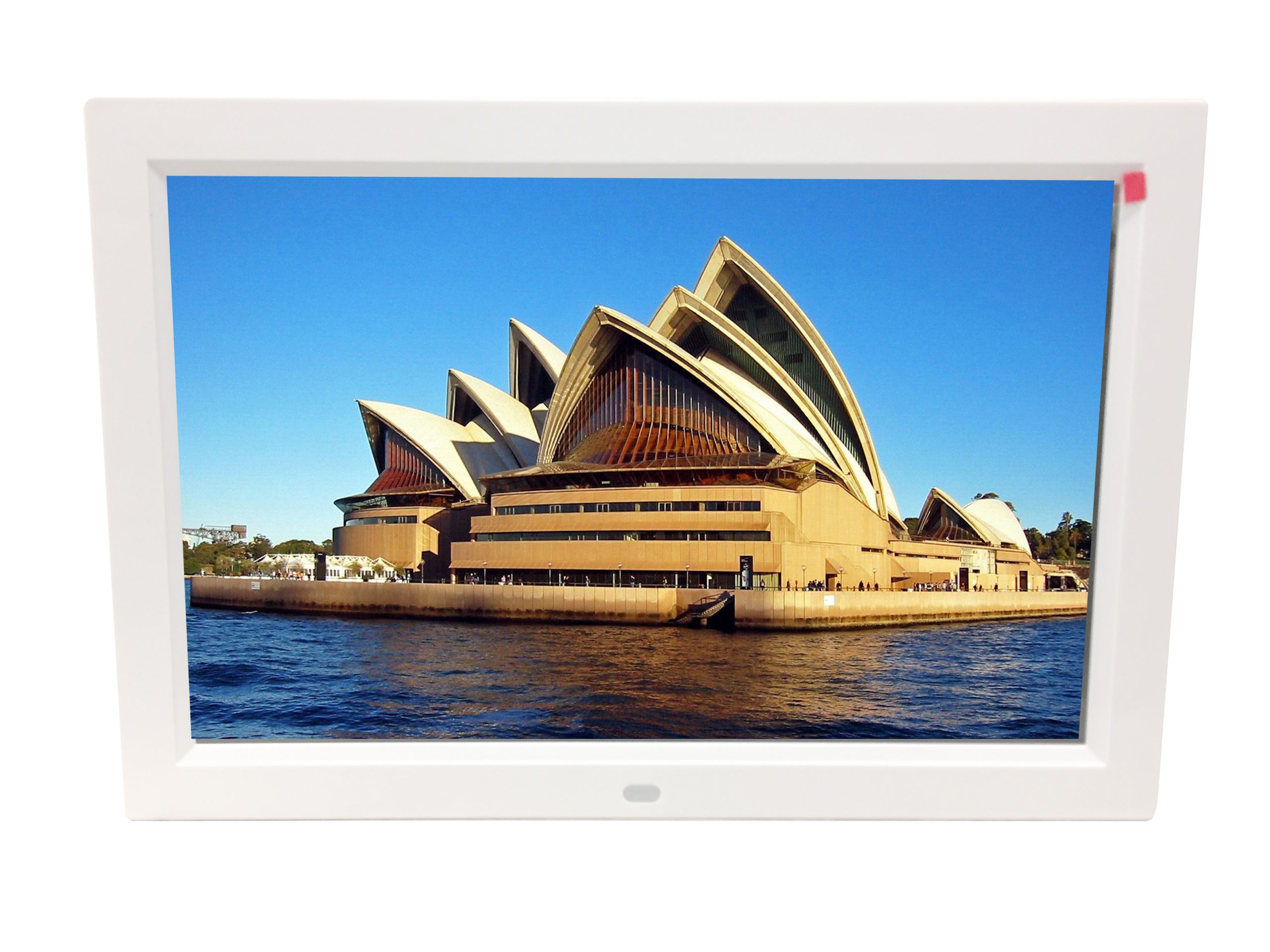 12" Digital Photo Frame Multimedia Player Usb Card Reader Jpeg Mp3 Avi