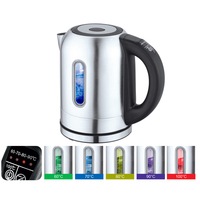 TODO 1.7L STAINLESS STEEL CORDLESS KETTLE KEEP WARM ELECTRIC LED WATER JUG