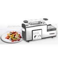 TODO 1250W BREAKFAST MASTER TOASTER EGG COOKER POACHER BACON FRYER ALL IN ONE