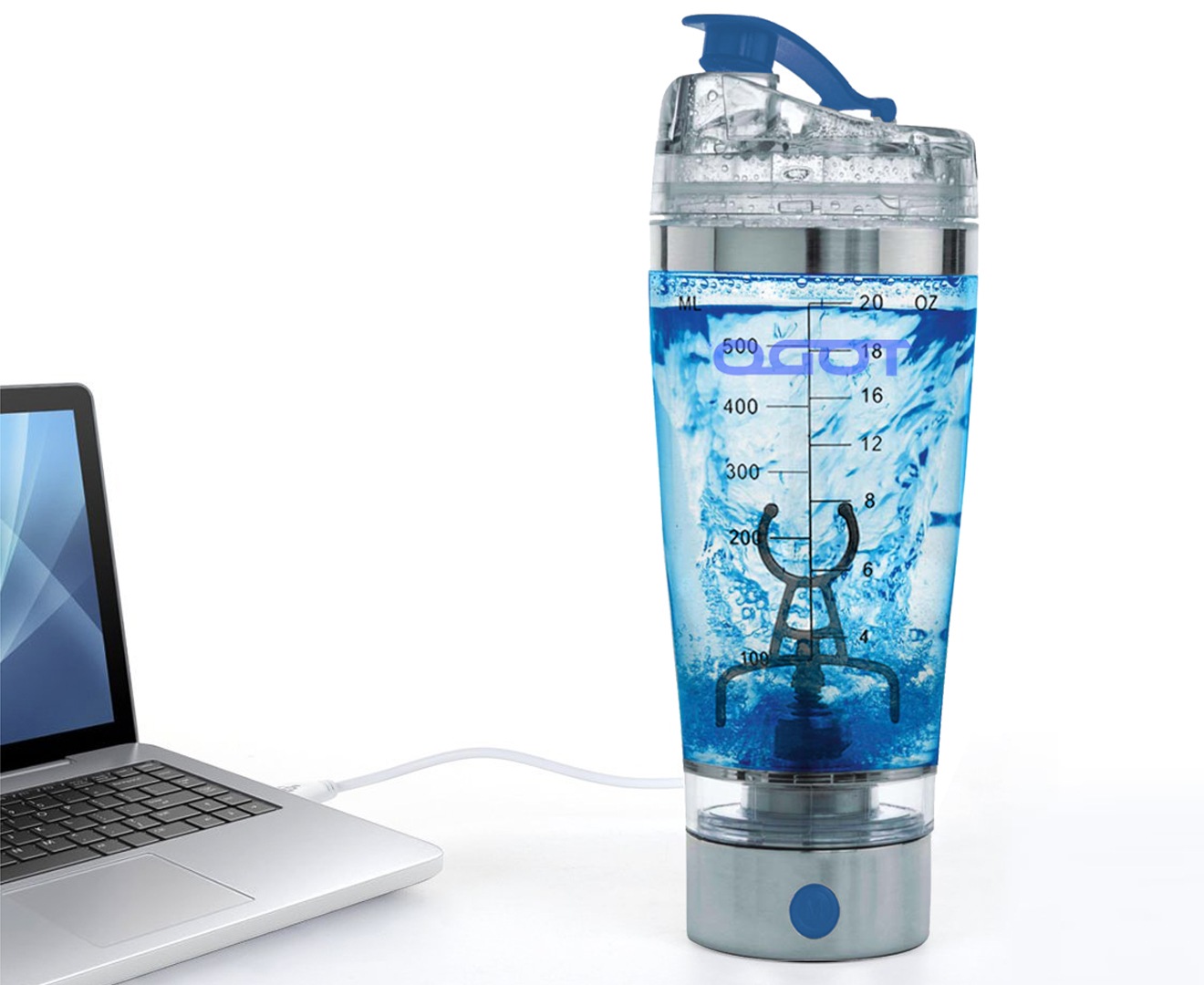 600Ml Usb Rechargeable Vortex Electric Blender Protein Mixer Shaker Bpa Free Buy Blenders 646654