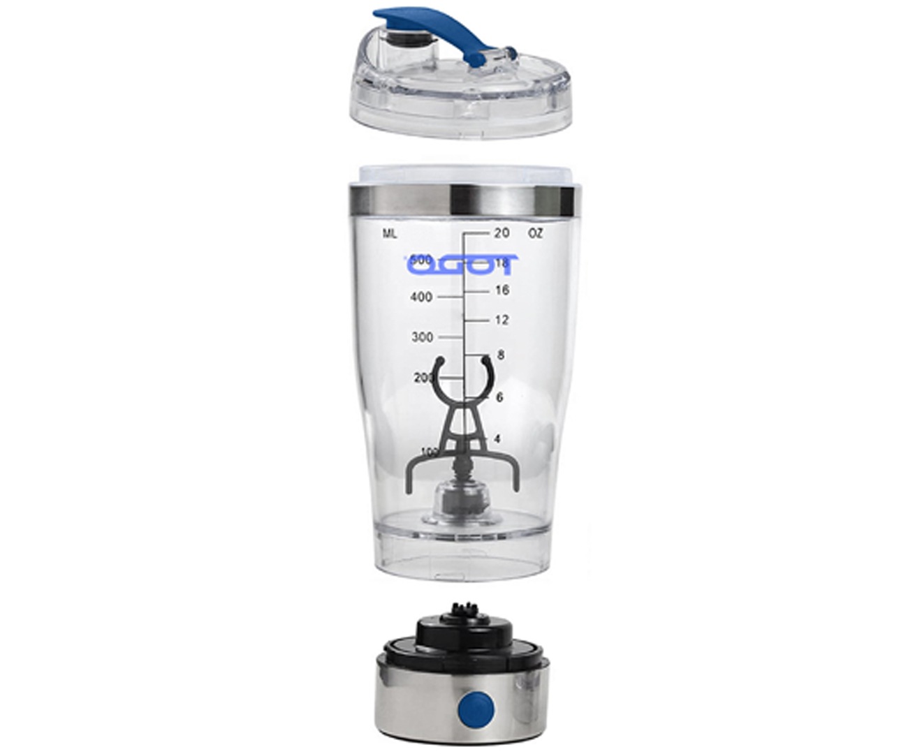 600Ml Usb Rechargeable Vortex Electric Blender Protein Mixer Shaker Bpa Free Buy Blenders 646654